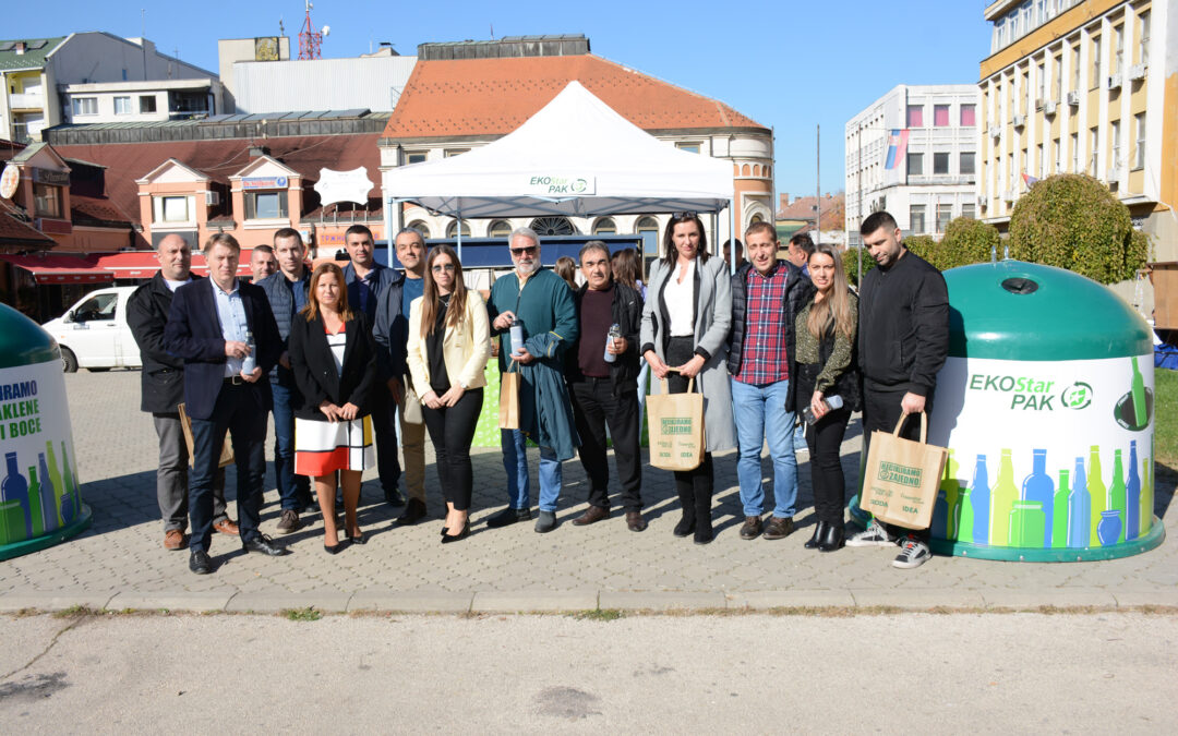 Za grad Zaječar smo obezbedili 15 reciklažnih zvona za staklenu ambalažu!