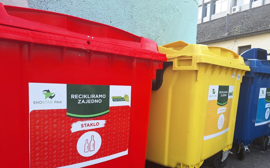 Ekostar Pak dodelio 90 kontejnera za odvajanje ambalažnog otpada Staroj Pazovi